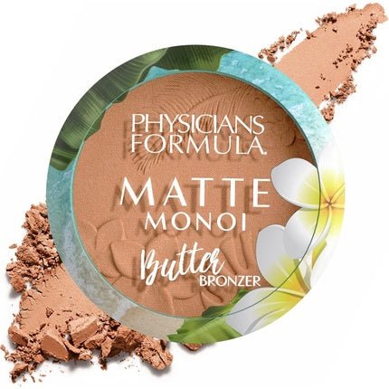 Physicians Formula Matte Monoi Butter Bronzer with Monoi and Murumuru Butter Water - Resistant Vegan Matte Sunkissed - Maison des fragrances