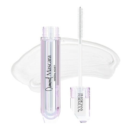 Physicians Formula Mineral Wear Diamond Mascara with Diamond Dust, Peptides, Mineral Powder and Nourishing Vitamin E Clear Diamond - Maison des fragrances