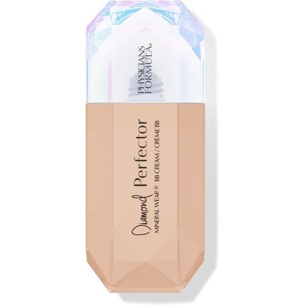 Physicians Formula Mineral Wear Diamond Perfector BB Cream with Diamond Extract and Vitamin E Lightweight Coverage Luminous Finish Medium to Tan - Maison des fragrances