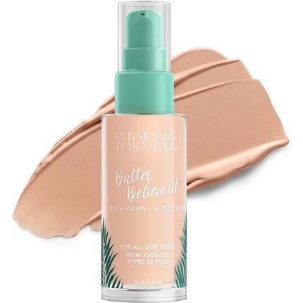 Physicians Formula Murumuru Butter Believe It! Foundation + Concealer with Butter for Radiant Glow Light - Maison des fragrances