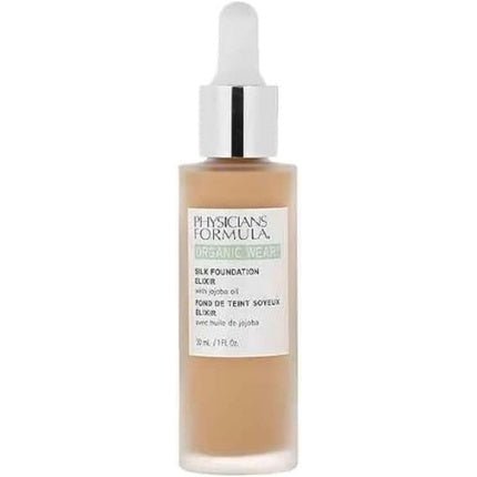 Physicians Formula Organic Wear Silk Foundation Elixir Weightless Ultra - Fluid Organic Foundation Infused with Jojoba Oil and Aloe Vera Medium Shade 2023 Version 05 - Maison des fragrances