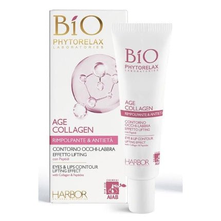 Phytorelax Age Collagen Eye and Lip Plumping Cream 15ml - Maison des fragrances