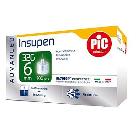 Pic Insupen Advanced Ago Pen G 32x6mm - Maison des fragrances