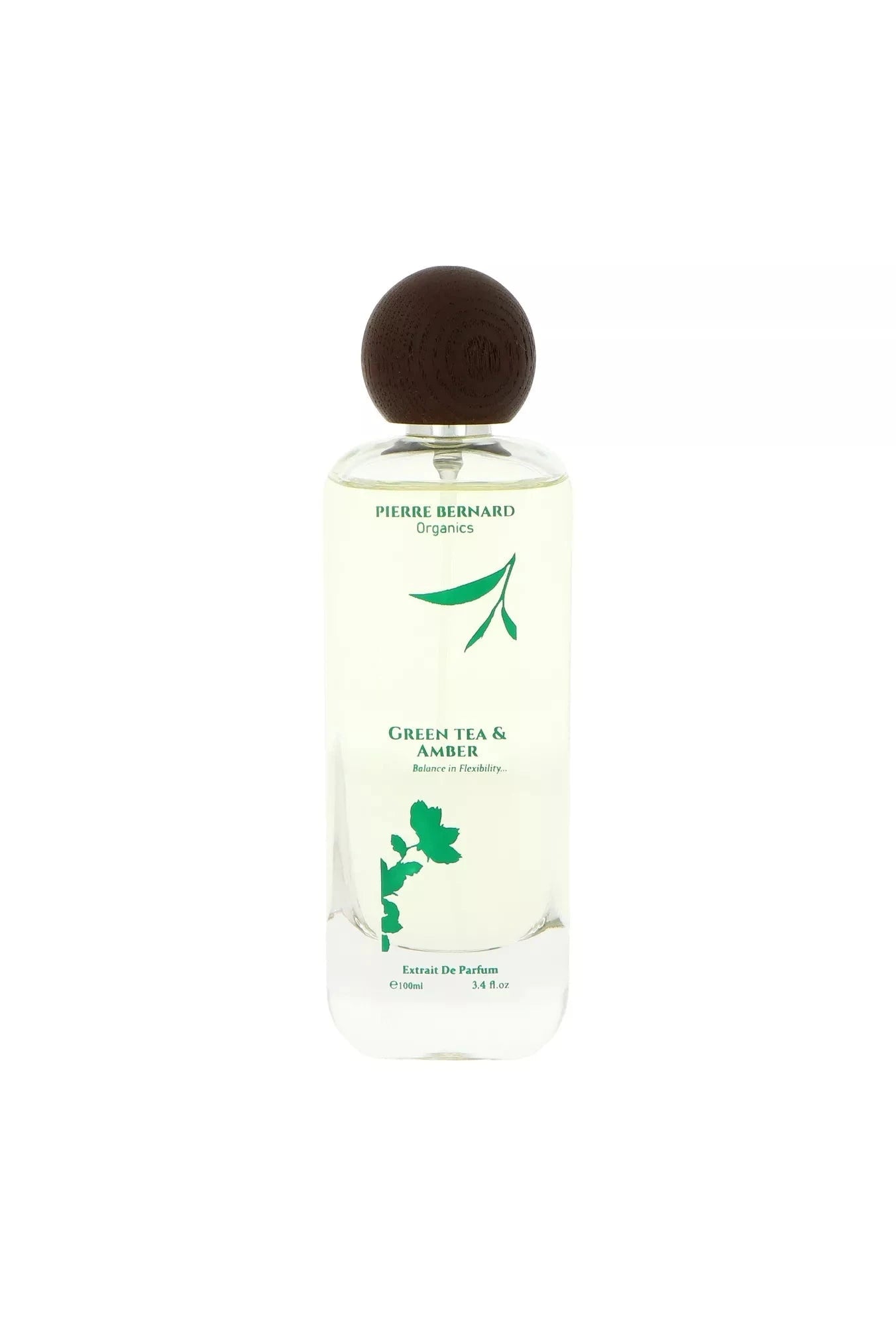 Pierre Bernard Organics Green Tea & Amber Extrait De Perfume Extrait de Parfum 100 ml - Oriental - Maison des fragrances