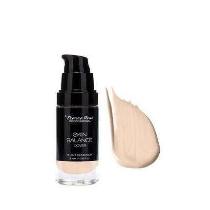 Pierre Rene Professional Skin Balance Cover Fluid Foundation Waterproof No.27 Cream - Maison des fragrances