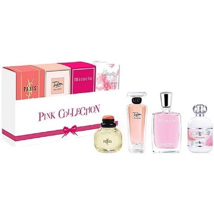 Pink Collection Gift Set: YSL Paris - Eau de Parfum 7.5ml - Tresor in Love - Eau de Parfum 5ml - Lancôme Miracle - Eau de Parfum 5ml - Cacharel Ana - Maison des fragrances