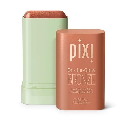 Pixi On - the - Glow Bronze RichGlow Hydrating Tinted Moisture Bronzer Stick with Ginseng Aloe Vera & Fruit Extracts For Cheeks & Lips 19g / 0.6oz Paraben - Free - Maison des fragrances