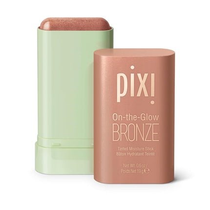 Pixi On - the - Glow Bronze SoftGlow Hydrating Tinted Moisture Bronzer Stick with Ginseng Aloe Vera & Fruit Extracts For Cheeks & Lips 19g 0.6oz Paraben - Free - Maison des fragrances