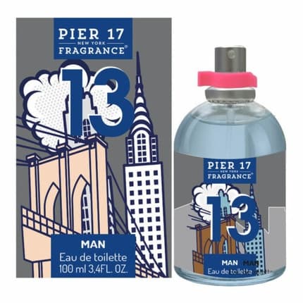 Poir 17 Pier 17 New York Men's Perfume - Pack of 13 Eau de Toilette Homme 100 ml - Maison des fragrances