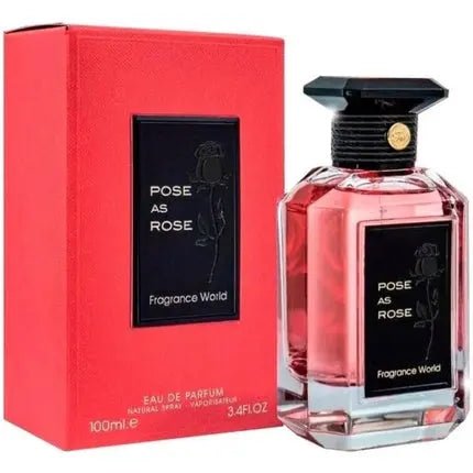 🎁 Pose As Rose - Eau de Parfum 100ml By Fragrance World Maison Alhambra (100% off) - Maison des fragrances