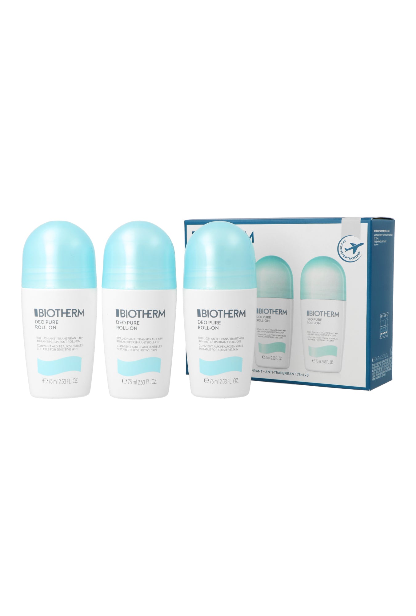 Biotherm Deo Pure Trio Set 3x A Refreshing Deodorant Set Déodorant (Déo) Femme 75ml