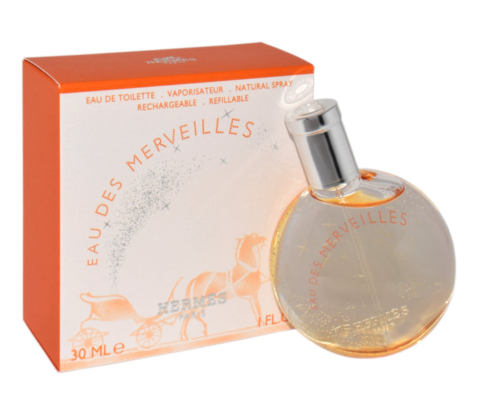 Herms Eau Des Merveilles Eau De Toilette 30ml Refillable