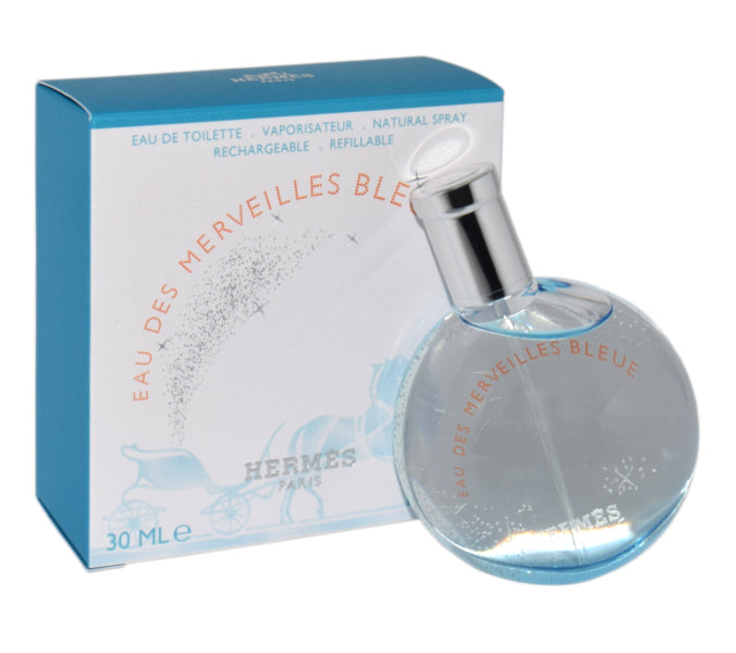Hermes Eau Des Merveilles Bleue Refillable Eau De Toilette 30ml For Women