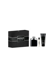 Mont Blanc Legend 3.3oz Spray Men's Cologne Toilet Water With Gel and Travel Spray Set - New in Box