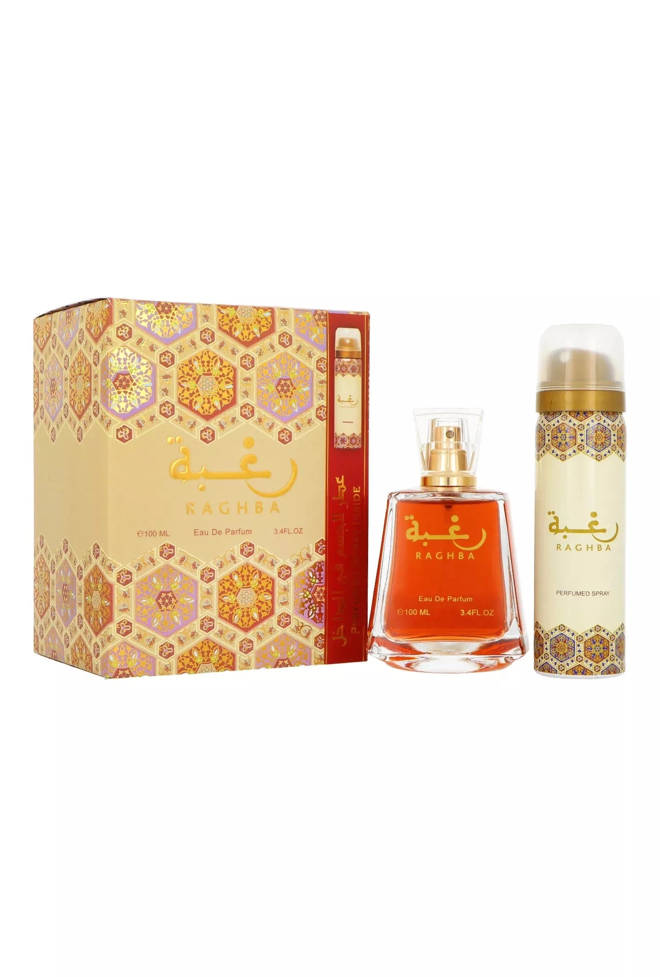 Lattafa Raghba Gift Set Deodorant Coffret (Coffret) Mixte 100ml