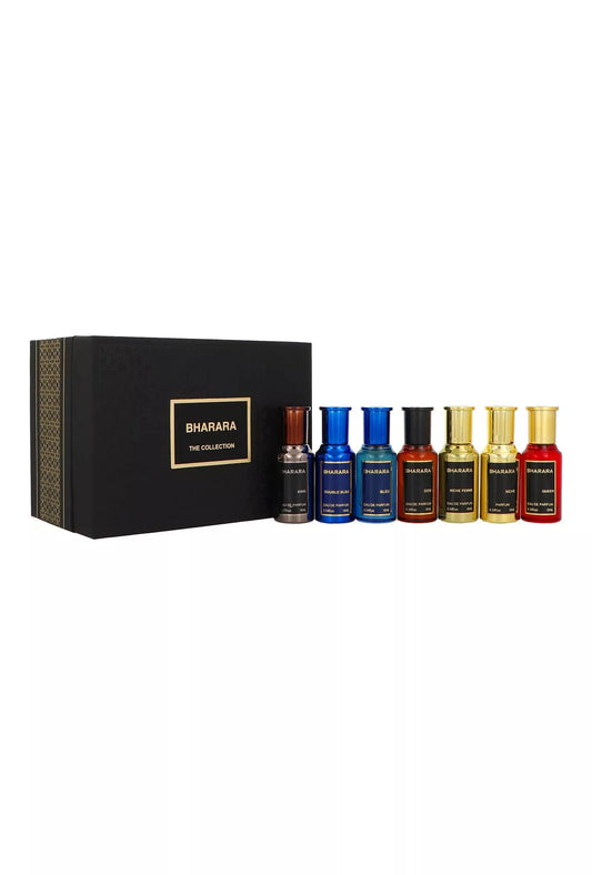 Bharara Collection Mini Set: King Eau De Parfum 10ml, Double Bleu Eau De Parfum 10ml, Bleu Eau De Parfum 10ml, Don Eau De Parfum 10ml, Niche Femme Eau