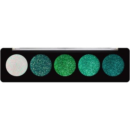 Profusion Cosmetics Emerald Gems 5 Shade Glitter Eyeshadow Palette - Maison des fragrances