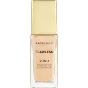 Profusion Cosmetics Flawless 2 - in - 1 Foundation and Concealer Fair Ivory - Maison des fragrances