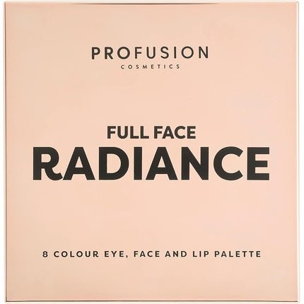 Profusion Cosmetics Full Face Palette Radiance 8 Shade Eye, Face & Lip Palette - Maison des fragrances