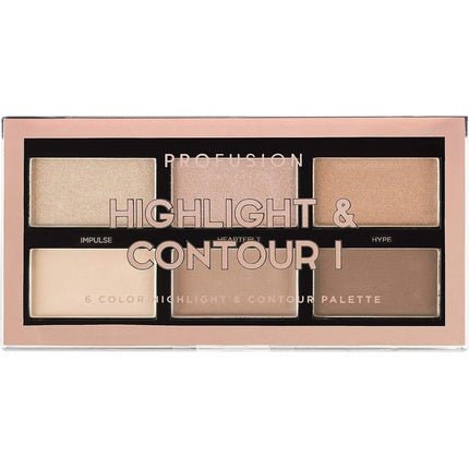 Profusion Cosmetics Mini Artistry Highlight & Contour I - Light Medium - Maison des fragrances