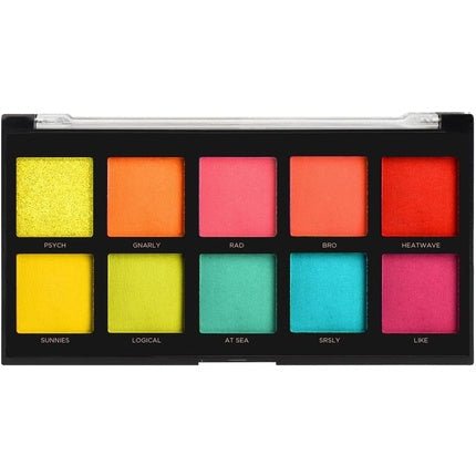 Profusion Cosmetics Neon 10 Shade Palette Multicolour - Maison des fragrances