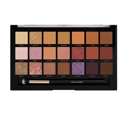 Profusion Cosmetics Nude Bliss Eyeshadow Palette with 21 Shades - Maison des fragrances