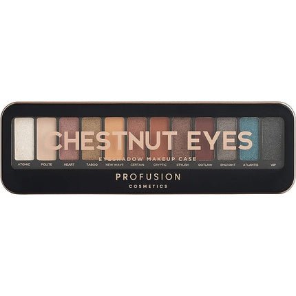 Profusion Cosmetics Pro Makeup Case Eyeshadow Palette for Chestnut Eyes - Maison des fragrances
