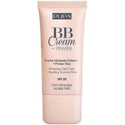 PUPA BB Cream + Primer for All Skin Types 01 Nude Product Cosmetic Makeup - Maison des fragrances