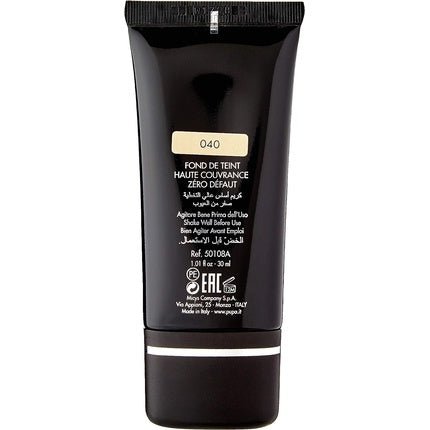 Pupa Face Foundation Er Packx 040 Medium Honey 30ml - Maison des fragrances