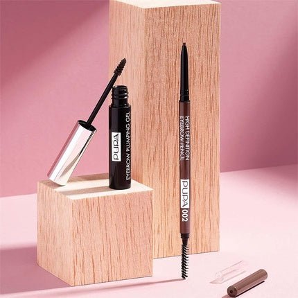 Pupa High Definition Eyebrow Pencil 002 Brown 0.09g - Maison des fragrances