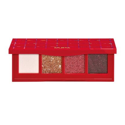 PUPA Holiday Land Palette with 4 Eyeshadows 002 Spicy Punch 5.2g - Maison des fragrances