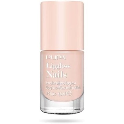 Pupa Lipgloss Effect Nail Polish 005 Fair Nude 4.5ml - Maison des fragrances