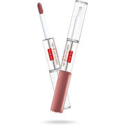 Pupa Made To Last Lip Duo Liquid Lip Colour & Topcoat Waterproof Long Lasting - 011 Natural Brown, 2x4ml - Maison des fragrances