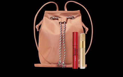 Pupa Milan Kit Vamp Bucket Bag Beige With Sexy Lashes Mascara And Jelly Lip Gloss - Maison des fragrances