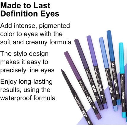 PUPA Milano Made To Last Definition Eyes 0.012 oz Eye Pencil 100 Deep Black - For Women - Maison des fragrances