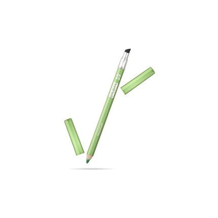 Pupa Milano Multiplay Eye Pencil - Use as Eyeliner or Eyeshadow - Perfectly Lines the Eyes - Intense Look and Blendable Pure Color - Soft and Smooth - Wasabi Green 0.04 oz - Maison des fragrances