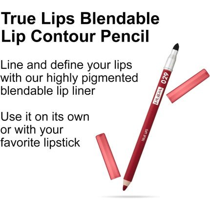 Pupa Milano True Lips Blendable Lip Liner 29 Fire Red - Maison des fragrances