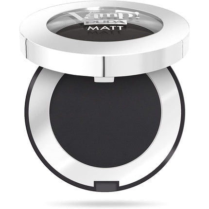 Pupa Milano Vamp! Matt Compact Eyeshadow 060 Deep Black for Women 0.088oz - Maison des fragrances