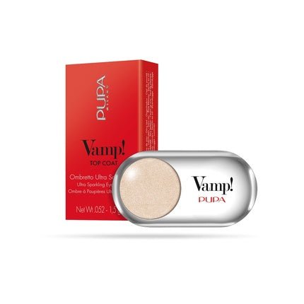 Pupa Milano Vamp Top Coat Eyeshadow 206 Sparkling Gold - Maison des fragrances
