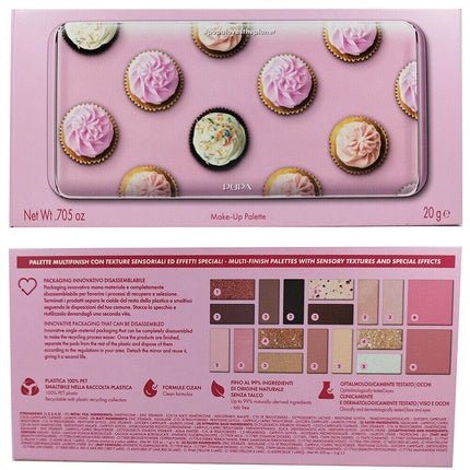 Pupa Milky Way 001 Purple Eye and Face Palette with Mirror 20g - Maison des fragrances
