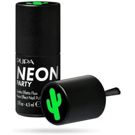 Pupa Neon Party Fluorescent Effect Nail Polish 300 Chiringuito Green - Maison des fragrances