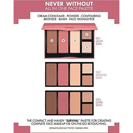 Pupa Never Without All In One Face Concealers 002 Medium Skin - Maison des fragrances