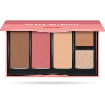 PUPA Never Without All In One Face Palette No. 003 Dark Skin 17.5g - Maison des fragrances