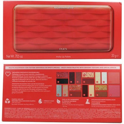 PUPA Palette L 18 Eyeshadow Make Up for Women's Eyes 20g - Maison des fragrances