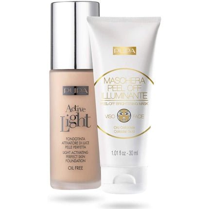 Pupa Set Perfect Face Kit Active Light No. 020 Nude - Maison des fragrances