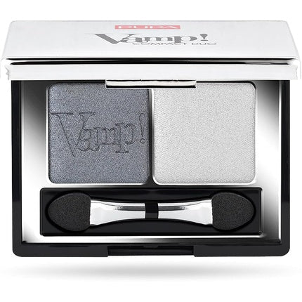 Pupa Vamp Compact Duo 009 Silver Stone Eyeshadow - Maison des fragrances