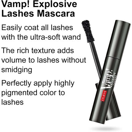 Pupa Vamp! Explosive Lashes Mascara Black 12ml - Maison des fragrances