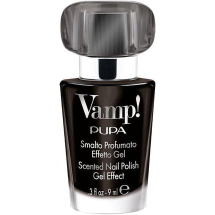 PUPA Vamp! Nail Polish No. 305 Rock Black 9ml - Maison des fragrances