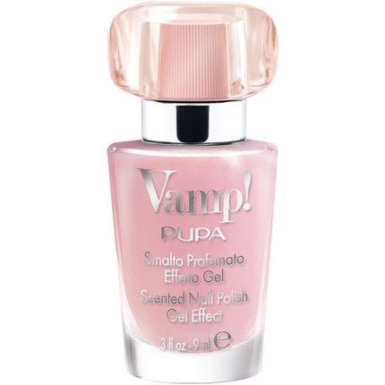 Pupa Vamp! Scented Gel Effect Nail Polish 121 Candy Rose - Maison des fragrances