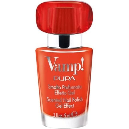 Pupa Vamp! Scented Gel Effect Nail Polish 210 Sexy Orange - Maison des fragrances